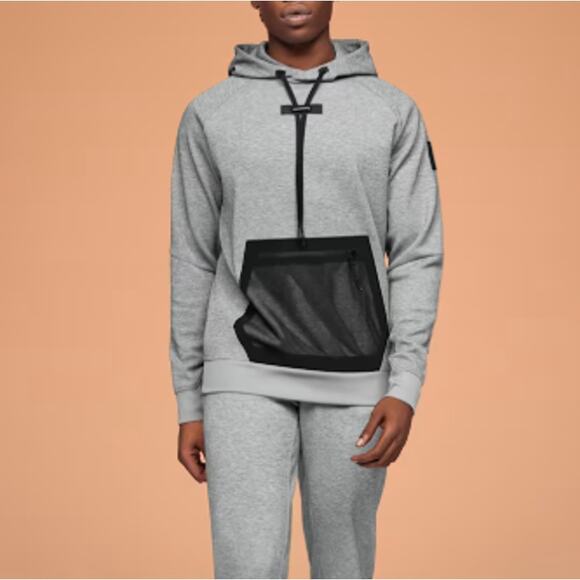 ON Men's Gray Swiss Engineering Hoodie Size S - Picture 1 of 12